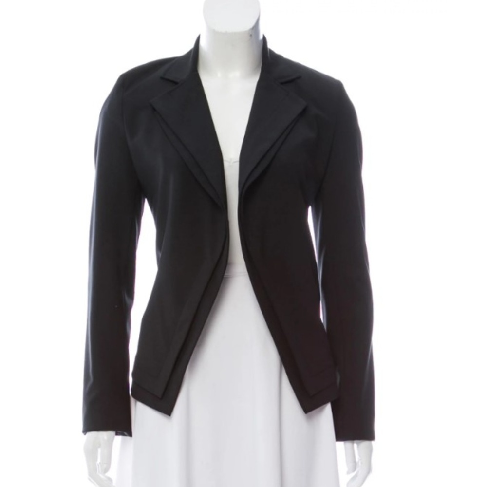 ALEXANDER WANG Stripe-Accented Notch-Lapel Blazer